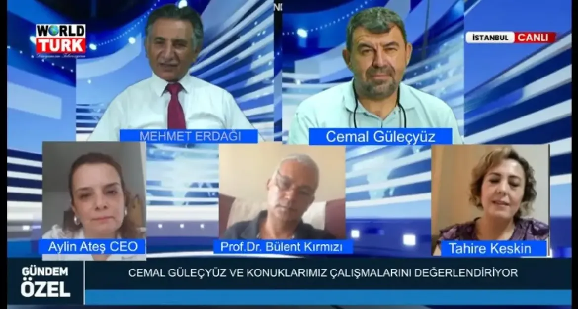 Bugün KADİMER A.Ş.'yi ve kadın istihdamına yönelik vizyonumuzu ekranlara taşıdık.
Üretim, istihdam, eğitim ve sürdürülebilir kalkınma hedeflerimizi; Yönetim Kurulu Başkanımız Cemal Güleçyüz, CEO'muz Aylin Ateş, Yönetim Kurulu Başkan Vekilimiz Tahire Keskin ve Kurucu Ortağımız Prof. Dr. Bülent Kırmızı ile birlikte değerlendirdik. — Makrokozmos EBA